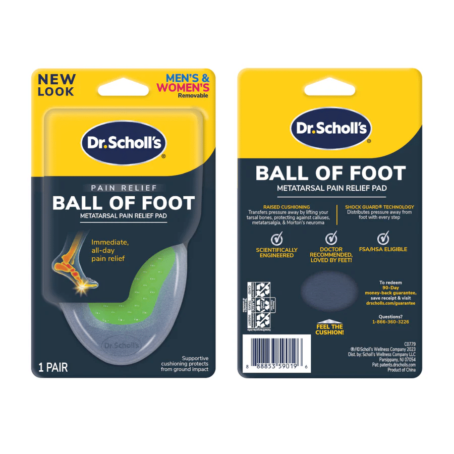 Almohadilla para aliviar el dolor metatarsal de la bola del pie